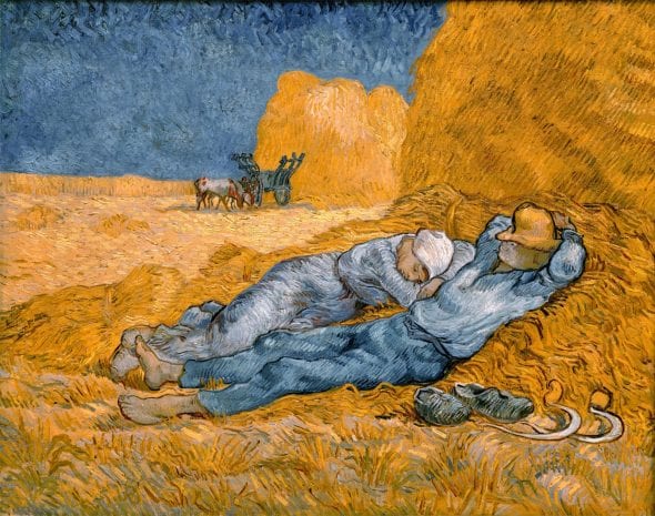 Vincent Van Gogh, Riposo dal lavoro, 1889, Musée d'Orsay, Parigi