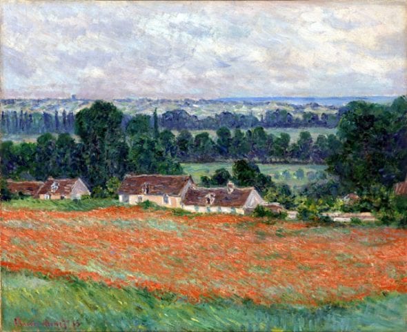 Claude Monet (1840–1926). Campo di papaveri, Giverny (Field of Poppies, Giverny), 1885. Olio su tela, 60x73 cm. Virginia Museum of Fine Arts, Collection of Mr. and Mrs. Paul Mellon, 85.499. Image © Virginia Museum of Fine Arts