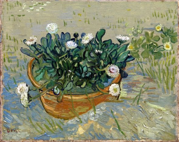 Vincent van Gogh (1853-1890). Margherite, Arles (Daisies, Arles), 1888. Olio su tela, 33x42 cm. Virginia Museum of Fine Arts, Collection of Mr. and Mrs. Paul Mellon, 2014.207. Image © Virginia Museum of Fine Arts.