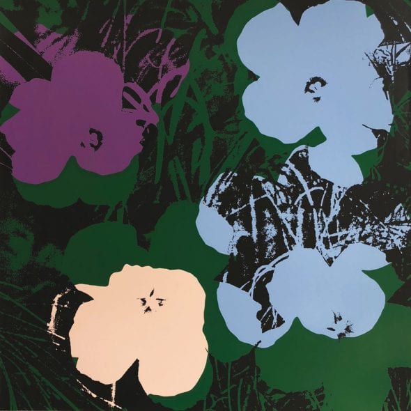 4. Andy Warhol – Sunday B. Morning Flower 64