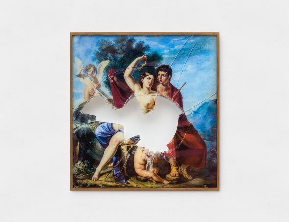 Untitled (9355), 2018 44 x 42 x 2 cm Fotografia stampata su vetro