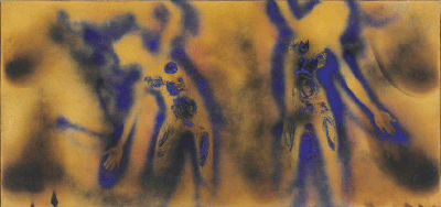 Yves Klein (1928-1962) FC 1 (Fire-Color 1) dry pigment and synthetic resin on panel Executed in 1962 Estimate: $30 – 40 million