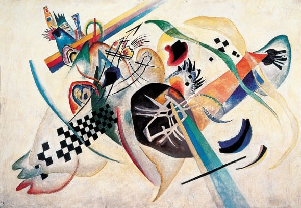 Wassily Kandinsky - Composizione su bianco, 1920