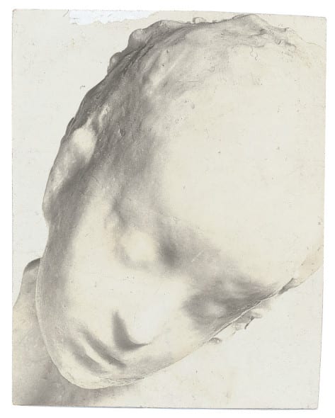 Medardo Rosso, Enfant malade (Sick child), c.1909, aristotype, 7.9 x 6.3 cm.