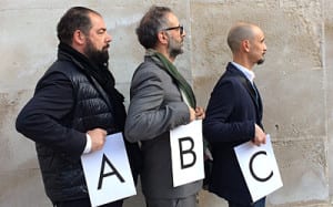 A, B e C, acronimo di Alajmo, Bottura e Crippa, i fantastici tre italiani