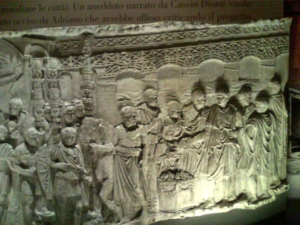 Calco dalla colonna di Traiano, II d.C.  Siria Splendore e Dramma
