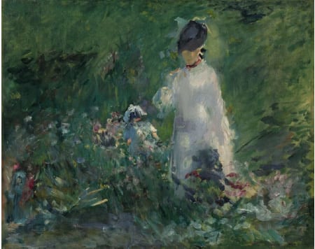 Eduard Manet, Jeune femme dans les fleurs Estimate: £3- 4 million/ $5-7million