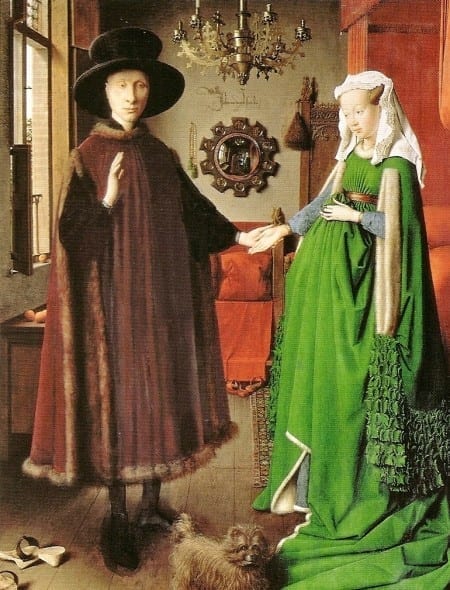 Jan Van Eyck, I Coniugi Arnolfini, 1434, National Gallery Londra