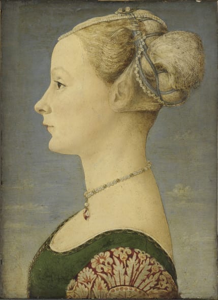 Piero del Pollaiolo (?) Ritratto femminile (detto Ritratto di dama) tavola, 45,5x32,7 cm Milano, Museo Poldi Pezzoli
