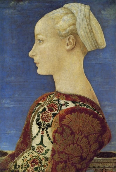 Piero del Pollaiolo (?) Ritratto femminile tavola, 45,5x32,7 cm Berlino, Gemäldegalerie