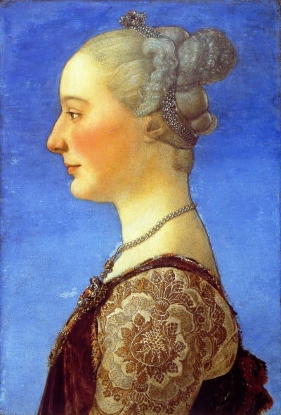 Piero del Pollaiolo Ritratto femminile tavola, 55x34 cm Firenze, Galleria degli Uffizi