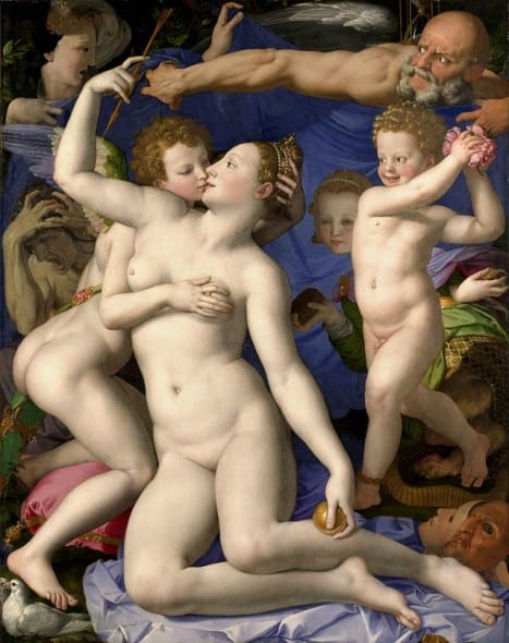 Bronzino - Allegoria del trionfo di Venere, 1540-1545