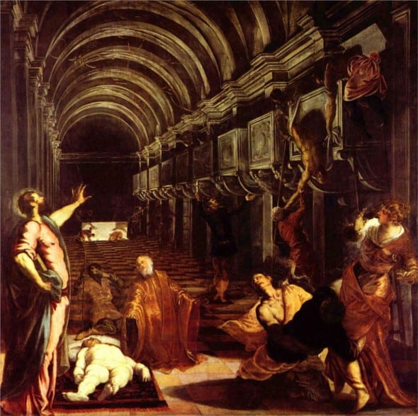 Tintoretto - Ritrovamento del corpo di san Marco, 1562-1566