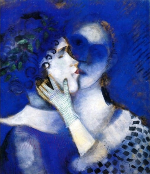 Chagall, Blue lovers. 1914