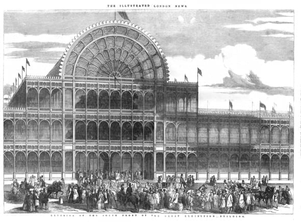 The Illustrated London News. Exterior of the great exhibition