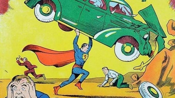 Portada del cómic original de «Superman» vendido en eBay