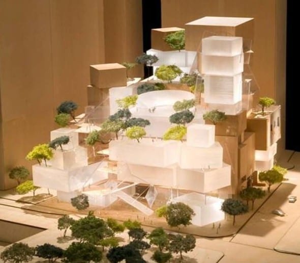 Il progetto di Frank O' Gehry per il Performing Arts Center al World Trade Center