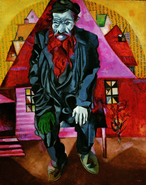 Chagall - L'ebreo in rosso, 1915 Crediti foto: Luca Zuccala © ArtsLife