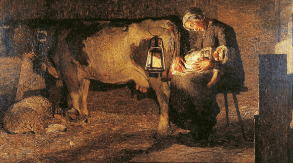 Две Матери, Джованни Сегантини, 1889.