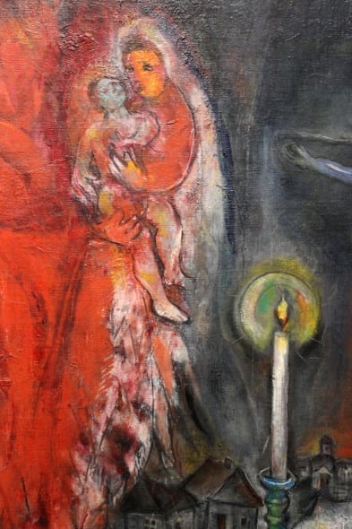 Chagall - La caduta dell'angelo, 1923-1933-1947. Crediti foto: Luca Zuccala © ArtsLife
