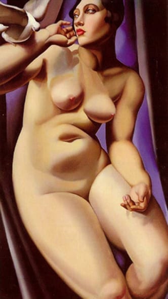 De Lempicka - Nudo con Colomba, 1928