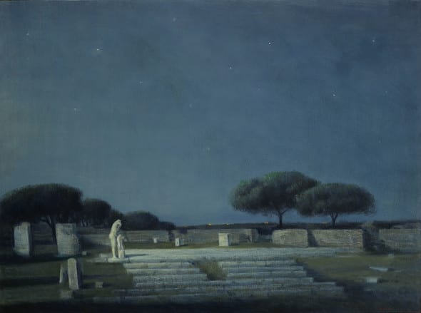 Ettore de Conciliis, Temple of Hercules, Evening, 2012