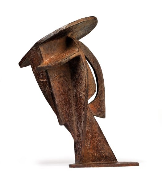 Alexander Archipenko (1887-1964) Head (Construction with crossing planes) bronzo,  38,3 x 28,2 x 20 cm  prezzo realizzato € 283.600