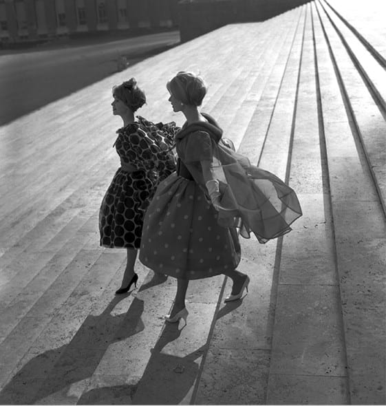 Roma, 1958. Collezione primavera estate di Valentino.