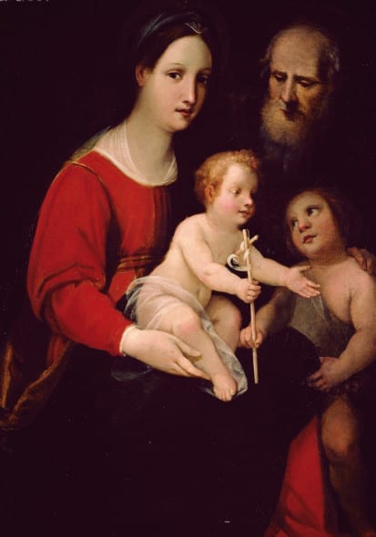 Sacra Famiglia con San Giovannino di Francesco Rustici