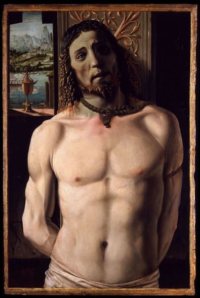 Donato Bramante Cristo alla colonna (1490-1499) olio su tela; 93,7 x 62,5 cm Milano, Pinacoteca di Brera
