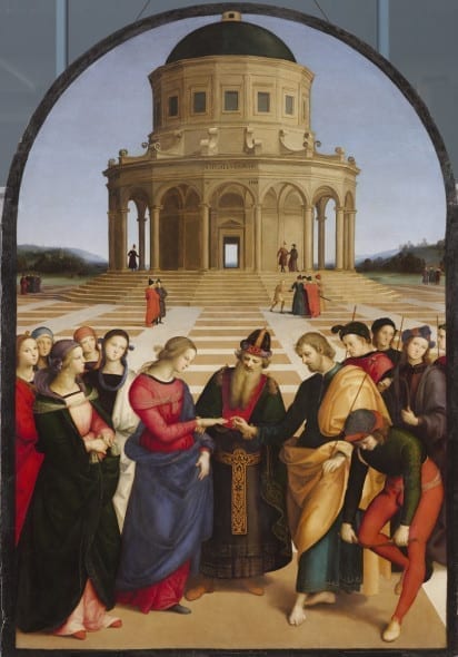 Perugino e Raffaello Perugino eRaffaello_lo Sposalizio dellaVergine 2