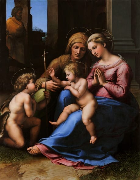 Raffaello Sanzio - Madonna del Divino Amore, Napoli, Museo di Capodimonte, Collezione Farnese 