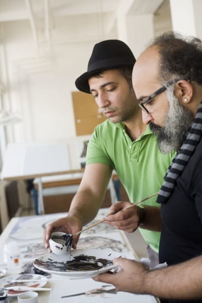 Ramin & Rokneddin Haerizadeh at the MEISSEN COUTURE artCAMPUS 2011