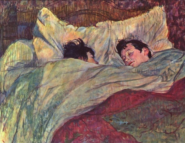 Mostre 2015. Henri de Toulouse-Lautrec, The bed, 1893
