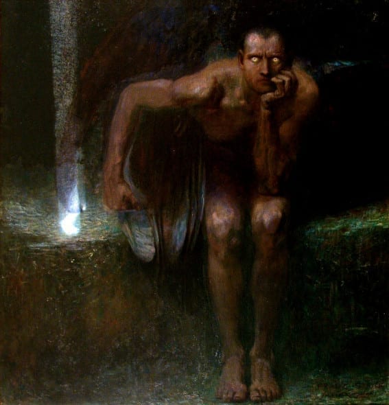 Franz von Stuck (1863 – 1928) Lucifero, 1889-90, The National Gallery for Foreign Art, Sofia