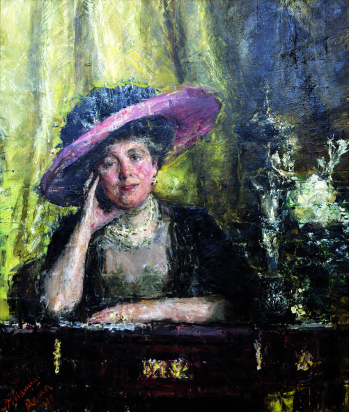 Antonio Mancini Lady Phillips, 1909 olio su tela, cm 90,1 x 76,5 Johannesburg Art Gallery, Johannesburg
