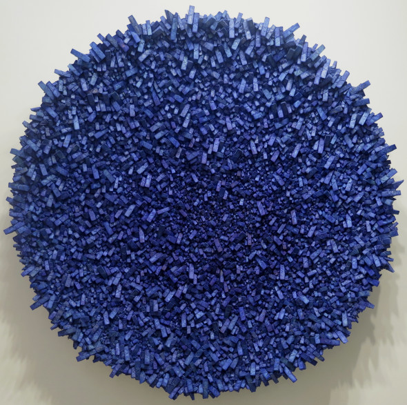 CHUN Kwang Young, Aggregation 15 – FE009 (Star 2), Mixed media with Korean mulberry paper, 200 cm diameter. Courtesy of Art Plural Gallery.
