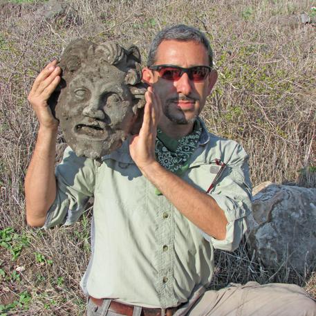 Maschera del dio Pan ritrovata in Israele