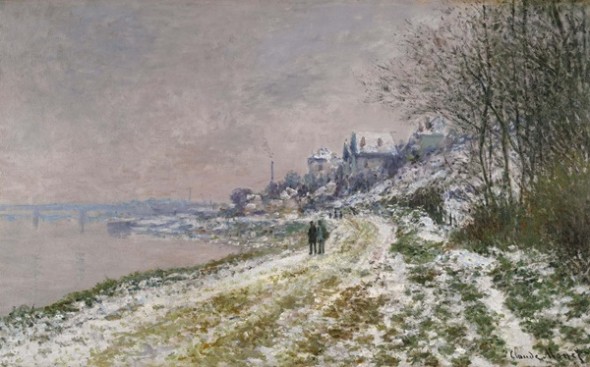 Monet, Le Chemin d'Epinay, effet de neige 1875 Estimate $6–8 million 