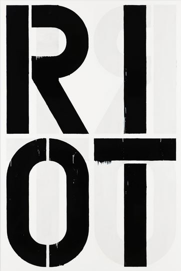 Christopher Wool, Untitled (Riot)