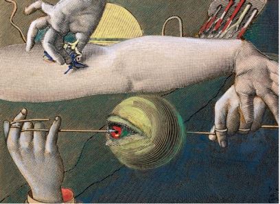 Max Ernst, Sans Titre, 1921, collage et gouache sur papier  (estimation : 150 000 - 200 000 € / 165 000 – 220 000 $).