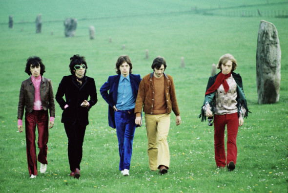 Rolling Stones Avebury Hill 1968 by David-Bailey
