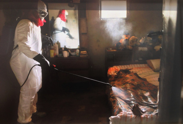 John Moore, Ebola Crisis Overwhelms Liberian Capital