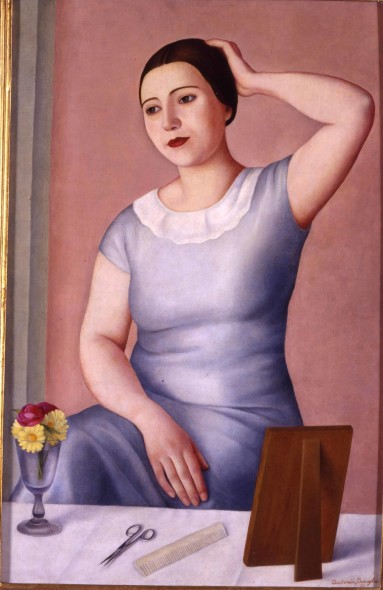  Antonio Donghi, Donna alla toletta, 1930. Roma Novecento