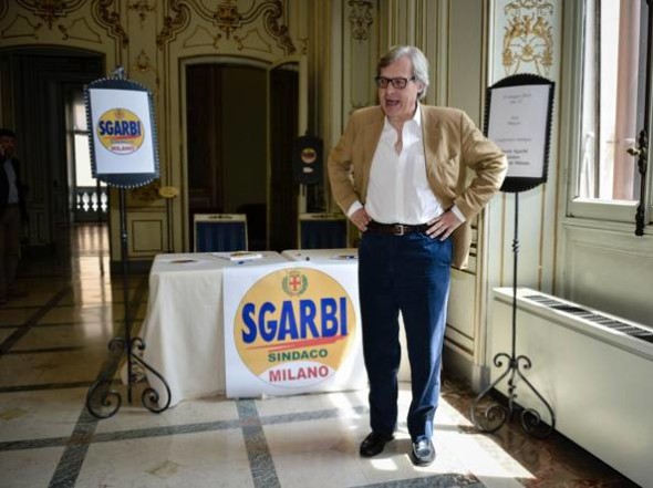 Sgarbi sindaco di Milano