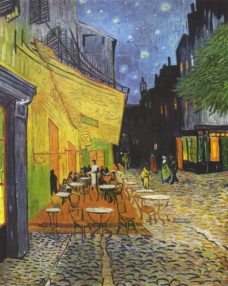 Vincent Van Gogh, Terrazza del caffè, 1888, olio su tela, 81×65,5 cm. Museo Kröller-Müller, Otterlo