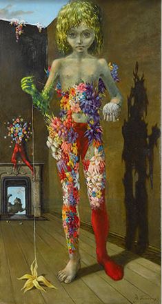 Dorothea Tanning, The Magic Flower Game