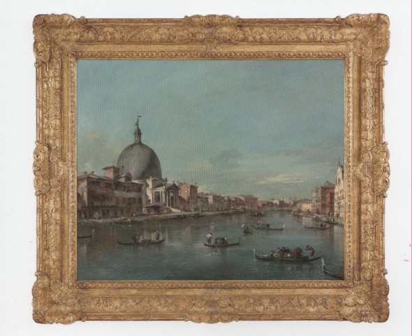 Francesco Guardi, "The Grand Canal, Venice, with San Simeone Piccolo"