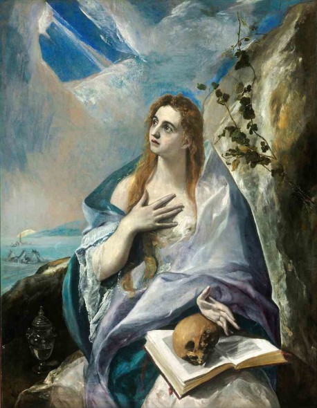 El Greco - Maddalena penitente, 1576 -1577. Museum of Fine Arts, Budapest 2015