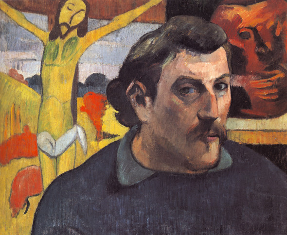 Paul Gauguin, "Autoportrait au Christ jaune (Autoritratto con Cristo giallo)", 1889-90